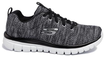 Skechers Graceful Twisted Fortune Γυναικεία Αθλητικά Παπούτσια Running Μαύρα από το Modivo