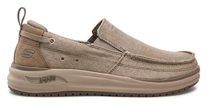 Skechers Port Bow Ανδρικά Μοκασίνια Taupe