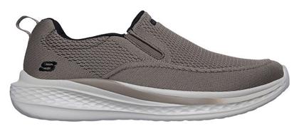 Skechers Συνθετικό Δέρμα Ανδρικά Slip-On Καφέ