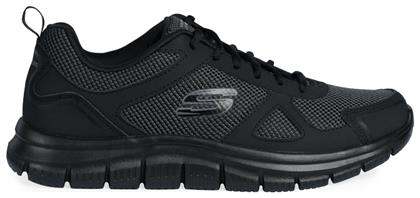 Skechers Track Ανδρικά Αθλητικά Παπούτσια Running Μαύρα από το MybrandShoes