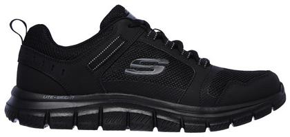 Skechers Track Knockhill Ανδρικά Αθλητικά Παπούτσια Running Μαύρα