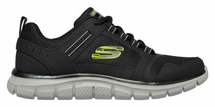 Skechers Track Knockhill Ανδρικά Αθλητικά Παπούτσια Running Μαύρα από το MybrandShoes