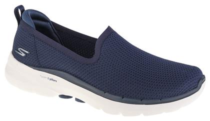 Skechers Walk 6 Clear Virtue Γυναικεία Slip-On Navy Μπλε