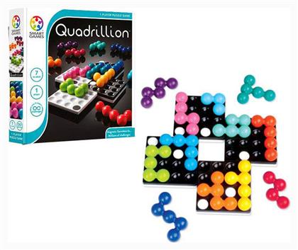 Smart Games Επιτραπέζιο Παιχνίδι Quadrillion για 1 Παίκτη 7+ Ετών από το EasyU