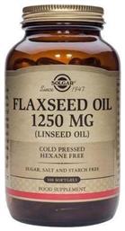 Solgar Flaxseed Oil (Linseed Oil) 1250mg 100 μαλακές κάψουλες