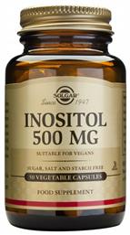 Solgar Inositol 500mg Ειδικό Συμπλήρωμα Διατροφής 50 φυτικές κάψουλες από το Pharm24