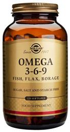 Solgar Omega 3 6 9 Fish, Flax, Borage 120 μαλακές κάψουλες