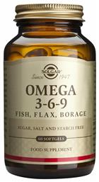 Solgar Omega 3 6 9 Fish, Flax, Borage 1τμχ