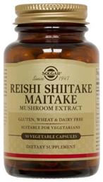 Solgar Reishi Shiitake Maitake Mushroom Extract 50 φυτικές κάψουλες από το Pharm24