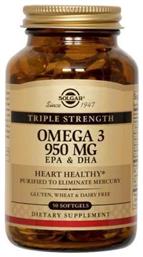 Solgar Triple Strength Ιχθυέλαιο 950mg