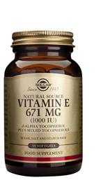 Solgar Vitamin E Βιταμίνη για Αντιοξειδωτικό 1000iu 671mg 50 μαλακές κάψουλες από το Pharm24