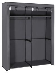 Songmics Υφασμάτινη Ντουλάπα με Ράφια σε Γκρι Χρώμα 140x43x174cm