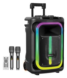 Sonic Gear Σύστημα Karaoke με Ασύρματα Μικρόφωνα Hyperbox 1500 Pro σε Μαύρο Χρώμα