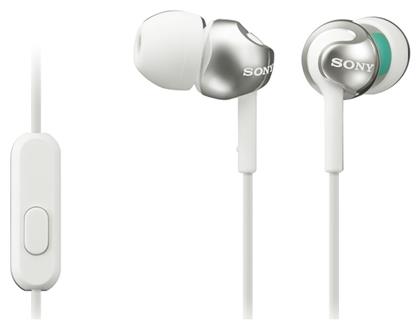 Sony MDR-EX110AP In-ear Handsfree με Βύσμα 3.5mm Λευκό