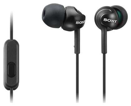 Sony MDR-EX110AP In-ear Handsfree με Βύσμα 3.5mm Μαύρο