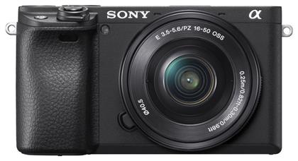 Sony α6400 Mirrorless Φωτογραφική Μηχανή Kit (E PZ 16-50mm F3.5-5.6 OSS) Μαύρη