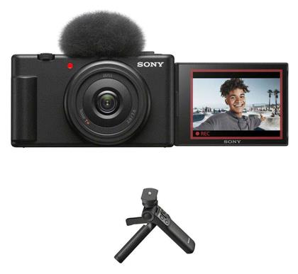 Sony ZV-1F Compact Φωτογραφική Μηχανή 20.1MP με Οθόνη 3'' και Ανάλυση Video 4K UHD Μαύρη