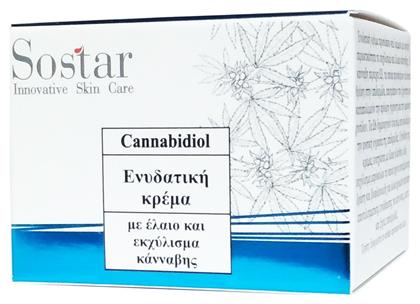 Sostar Cannabidiol 24ωρη Κρέμα Προσώπου για Ενυδάτωση με Aloe Vera & Κάνναβη 50ml