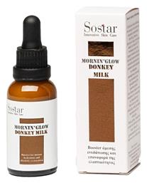 Sostar Mornin' Glow Donkey Milk Face Booster 30ml από το Pharm24