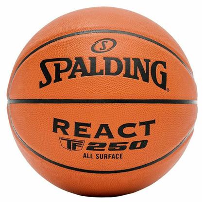 Spalding React TF-250 Μπάλα Μπάσκετ Indoor/Outdoor από το MybrandShoes