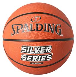 Spalding Silver Series Μπάλα Μπάσκετ Indoor/Outdoor από το Zakcret Sports