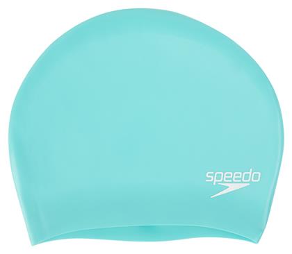 Speedo Long Hair Σκουφάκι Κολύμβησης Ενηλίκων από Σιλικόνη Τιρκουάζ για Μακριά Μαλλιά