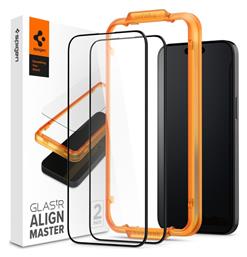 Spigen GLAS.tR Alignmaster 2-pack Tempered Glass 2τμχ Μαύρο (iPhone 15 Pro Max) από το e-shop