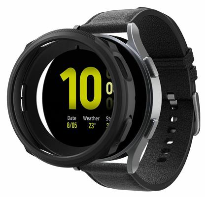 Spigen Liquid Air Θήκη Σιλικόνης σε Μαύρο χρώμα για το Galaxy Watch 4 / 5 44mm από το Uniqueshop