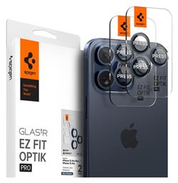 Spigen Optik Pro EZ Fit Προστασία Κάμερας Tempered Glass για το iPhone 15 Pro / 15 Pro Max
