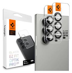 Spigen Optik Pro EZ Fit Προστασία Κάμερας Tempered Glass Μαύρο για το Galaxy Z Fold 7