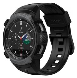 Spigen Rugged Armor Pro Θήκη Σιλικόνης σε Μαύρο χρώμα για το Galaxy Watch 4 Classic 46mm από το Uniqueshop