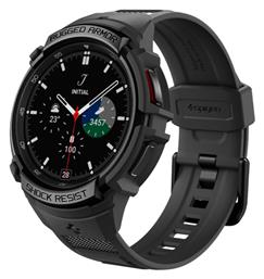 Spigen Rugged Armor Pro Θήκη Σιλικόνης σε Μαύρο χρώμα για το Galaxy Watch6 Classic 47mm από το e-shop