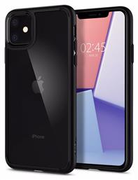 Spigen Ultra Hybrid Back Cover Πλαστικό Clear/Matte Black (iPhone 11)