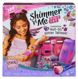 Spin Master Cool Maker Shimmer Me Body Art With Roller Παιδικά Τατουάζ από το Moustakas Toys