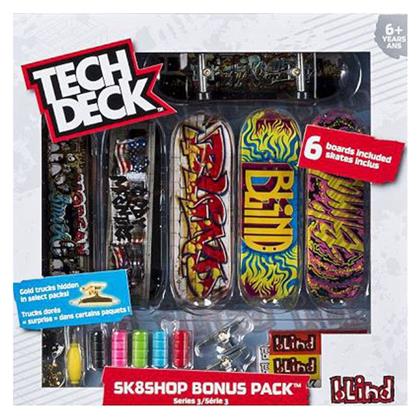 Spin Master Παιχνίδι Μινιατούρα TechDeck Sk8 Shop Bonus Pack για 6+ Ετών (Διάφορα Σχέδια) 1τμχ από το BlablaToys