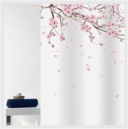 Spirella Almond Κουρτίνα Μπάνιου Υφασμάτινη 180x200cm Pink από το Spitishop