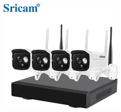 Sricam Ολοκληρωμένο Σύστημα CCTV με 4 Ασύρματες Κάμερες 1MP από το e-shop