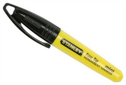 Stanley Fine Tip Ανεξίτηλος Μαρκαδόρος Μαύρο