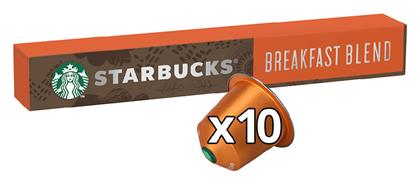 Starbucks Καφές Espresso Breakfast Blend Starbucks By Nespresso (10 κάψουλες) Κωδικός: 48826360 από το e-Fresh