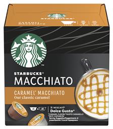 Starbucks Κάψουλες Machiatto Caramel Macchiato Συμβατές με Μηχανή Dolce Gusto 12caps από το e-Fresh