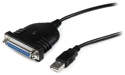 StarTech Καλώδιο USB-A σε RS232 25-pin female 1.8m Μαύρο