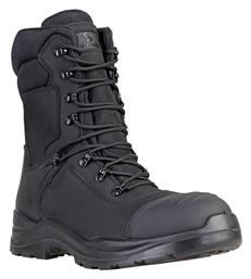 Stenso Harley Αδιάβροχο Μποτάκι Εργασίας Μαύρο