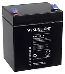 SunLight SPA 12-5 με Χωρητικότητα 5Ah και Τάση 12V 1τμχ