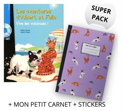 Super Pack Albert et Folio Vive les Vacances!, (+ Mon Petit Carnet + Stickers) από το e-shop