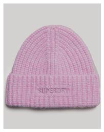 Superdry Beanie Γυναικείος Σκούφος Πλεκτός Lilac Marl από το Zakcret Sports