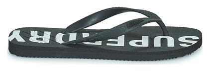 Superdry Code Flip Flops σε Μαύρο Χρώμα