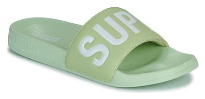 Superdry Core Slides σε Πράσινο Χρώμα από το Parex