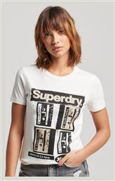 Superdry Γυναικείο T-shirt Λευκό