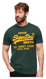 Superdry Neon Vl Ανδρικό T-shirt Κοντομάνικο Πράσινο