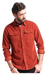 Superdry Ovin Trailsman Κοτλέ Πουκάμισο Clay Orange